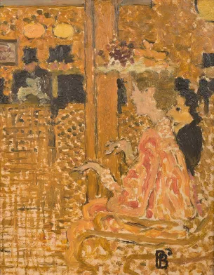 Au bar, tableau de Pierre Bonnard