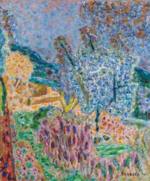 Tableau Le jardin au Cannet Pierre Bonnard