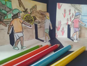 crayons coloriage photo