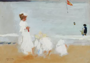 Tableau plage de la concha Sorolla