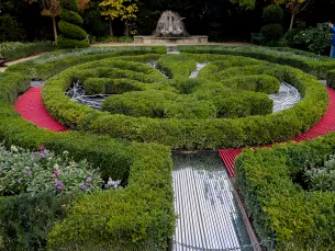 Vue jardin exposition Fluide - Etienne Rey