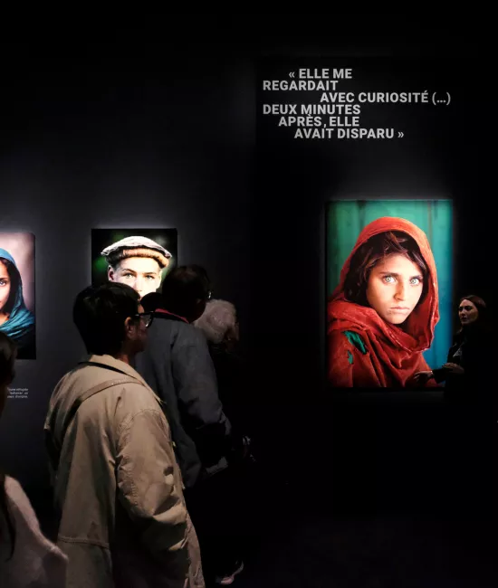 visiteurs exposition Steve McCurry