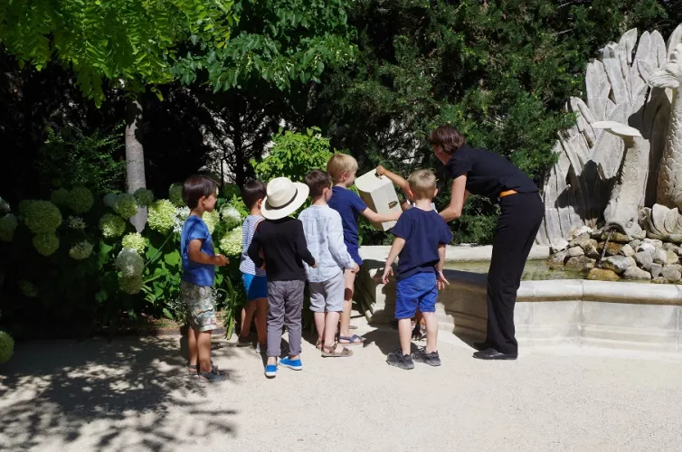 Enfants jardins Caumont goûter anniversaire