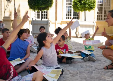 Children activities with Culture pour l'Enfance's programs